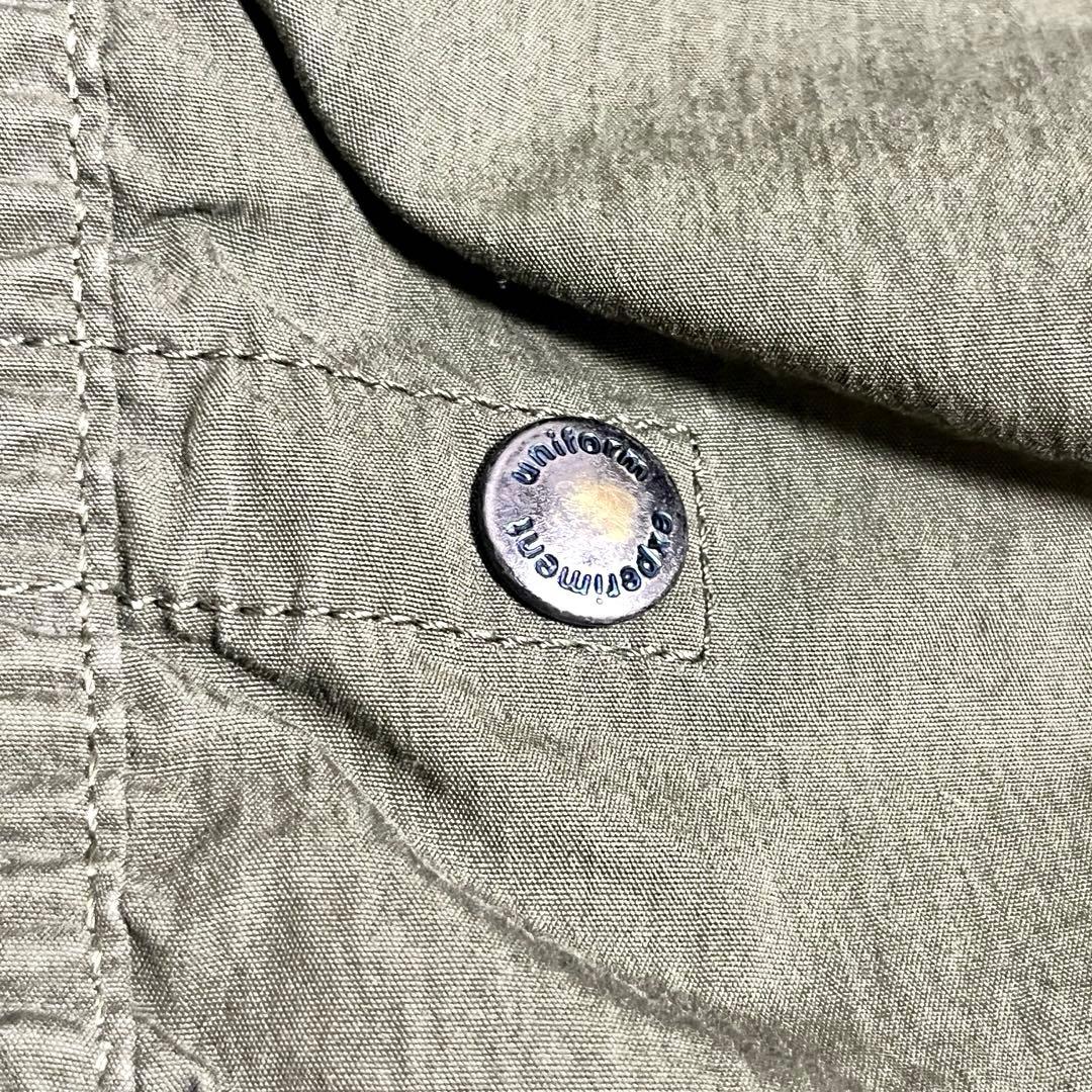 【美品】uniform experiment ペイント ミリタリー モッズコート