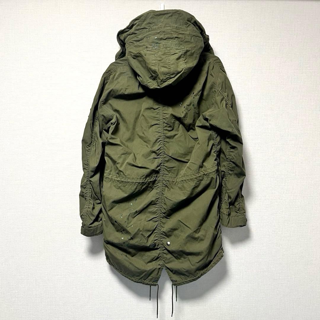 【美品】uniform experiment ペイント ミリタリー モッズコート