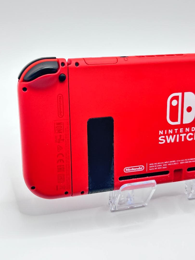 Switch 本体 マリオレッド 新型 バッテリー強化型 動作確認済 #201