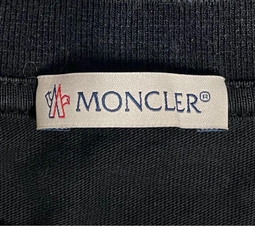 美品 MONCLER モンクレール MAGLIA Tシャツ ラバーワッペン