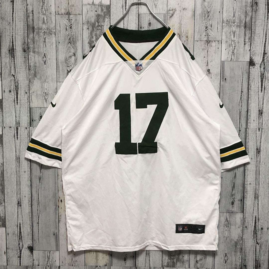 NIKE NFLパッカーズ アメフト ゲームシャツ ユニフォーム 刺繍 4XL