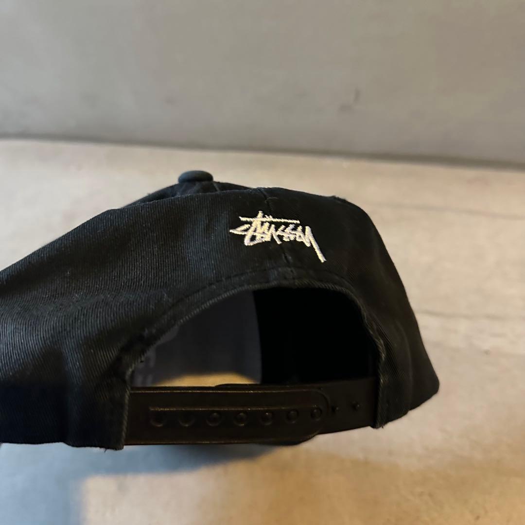 超レア90s old stussy スカルキャップ ブラック