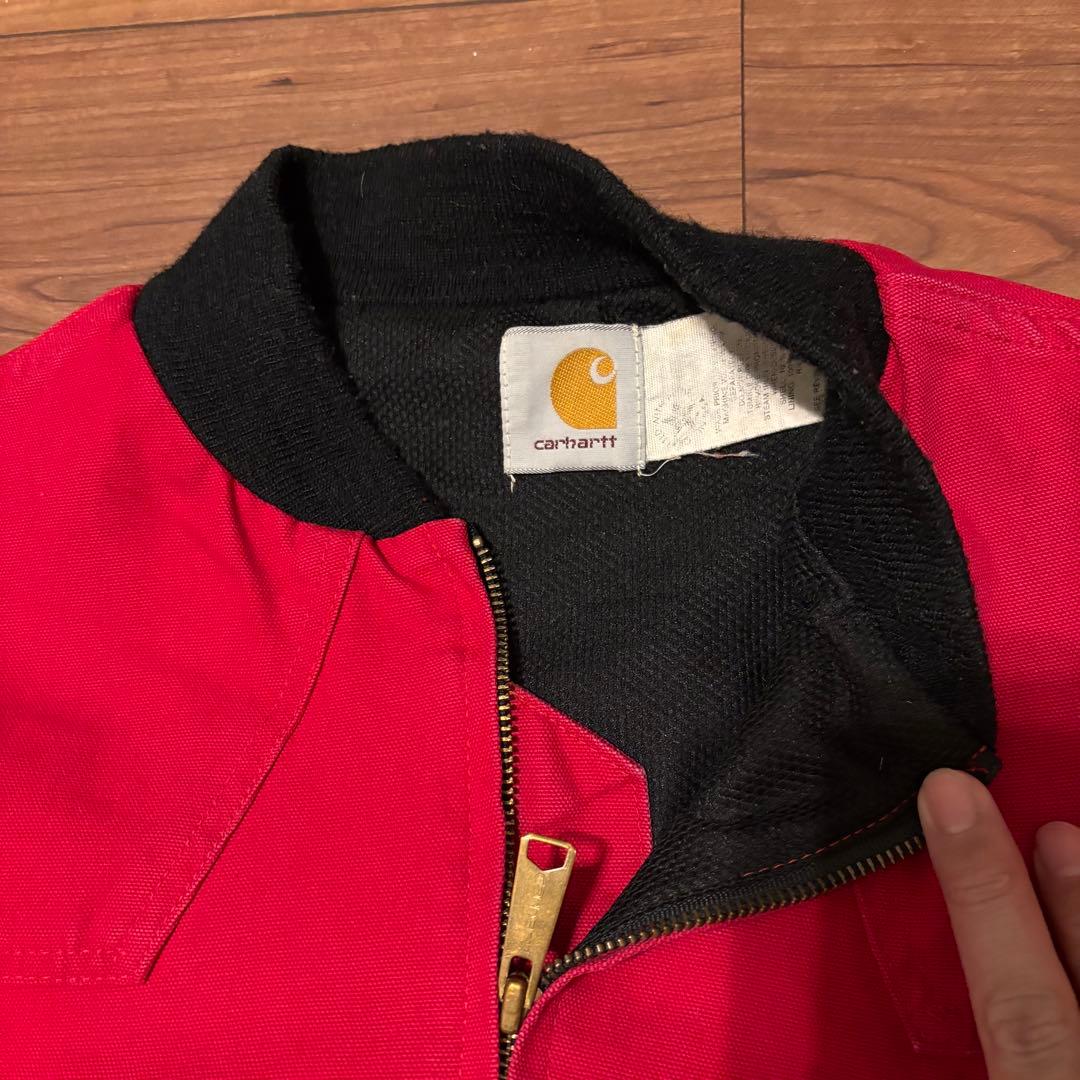 希少 襟無し 80s Carhartt サンタフェ ジャケット USA製 短丈