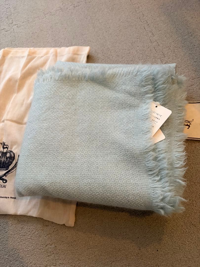 IENA ニムニムデュアイ PASHMINA EMNROIDERY STOLE