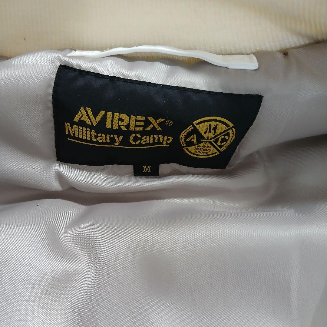 AVIREX MA1フライトジャケットホワイト白色アウターMメンズ