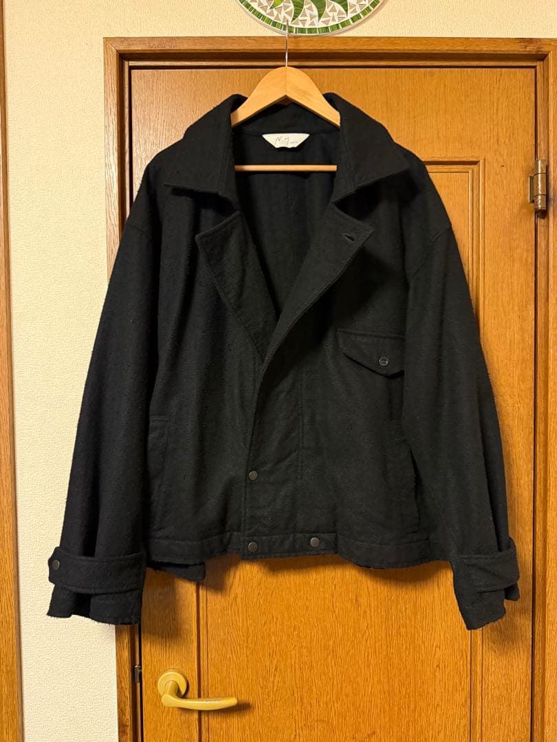 ジャケット・アウター ANCELLM PILLING WOOL DOUBLE BLOUSON