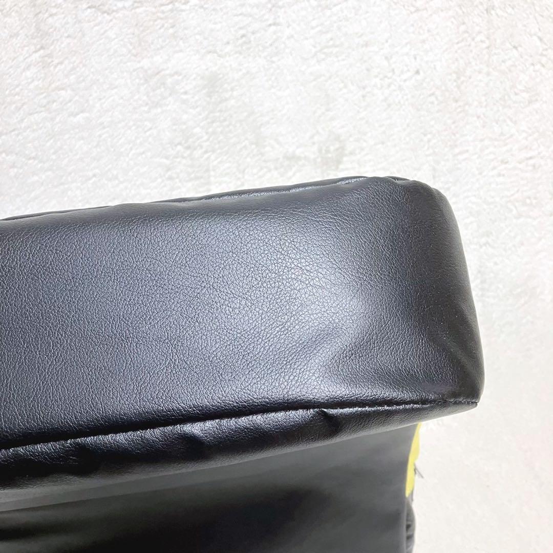 美品 ボディーメーカー ビッグミットDX キックミット ブラック×イエロー