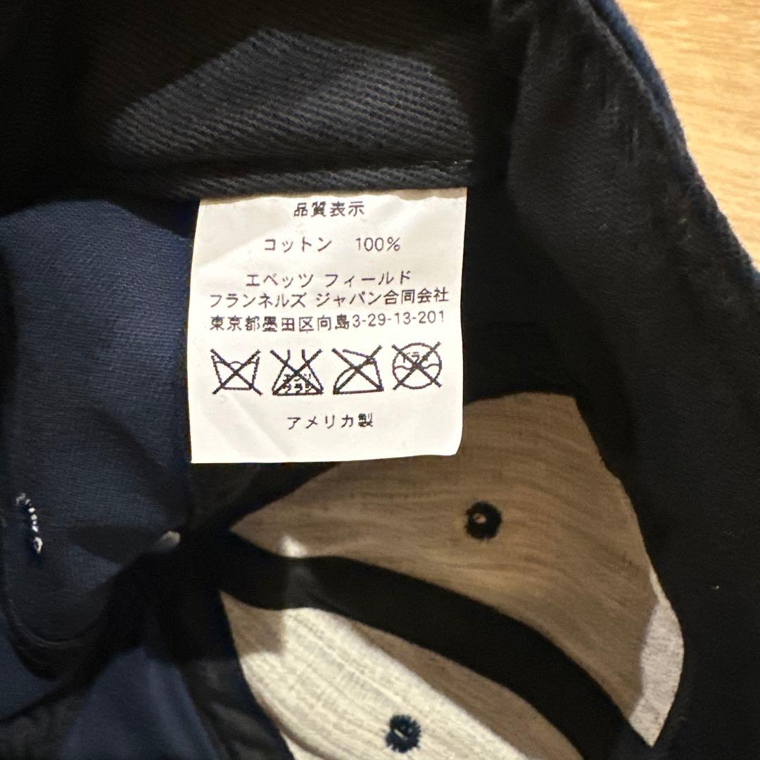 Ebbets Field Flannels エベッツフィールドキャップ　ネイビー