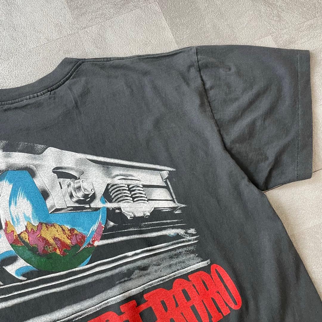 Marlboro Train Pocket Tee Fade L マルボロ 黒