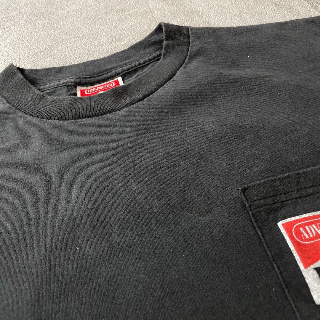 Marlboro Train Pocket Tee Fade L マルボロ 黒