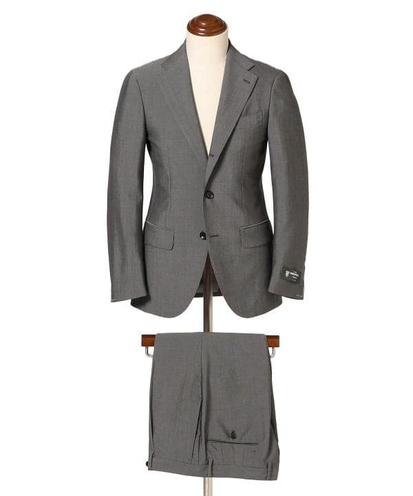 新品 ビームスBrilla DORMEUIL モヘヤスーツ48 グレー