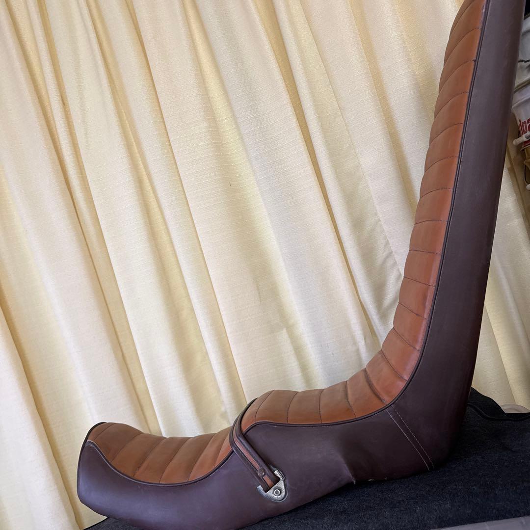 cb400t ホーク2 cb250t 3段シート　茶色　85センチ