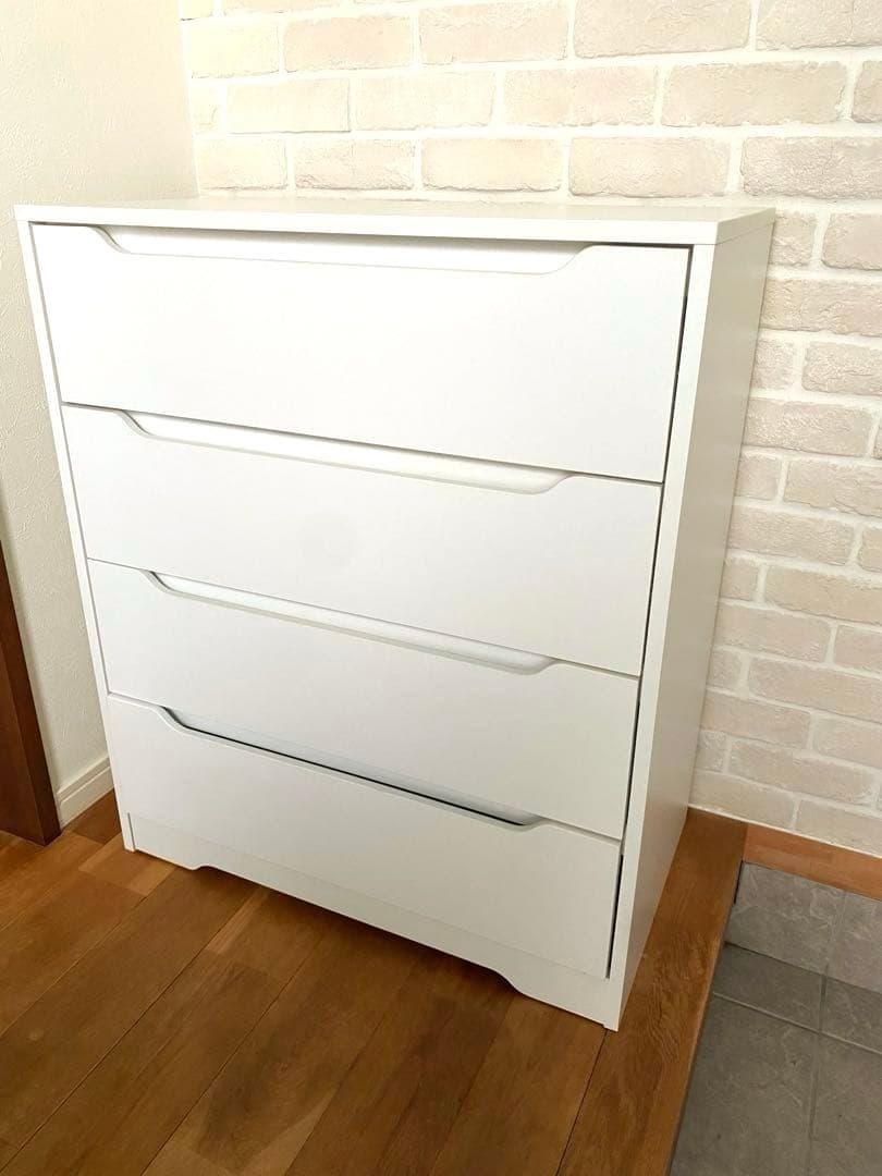 【IKEA】美品✨イケア ホワイト チェスト