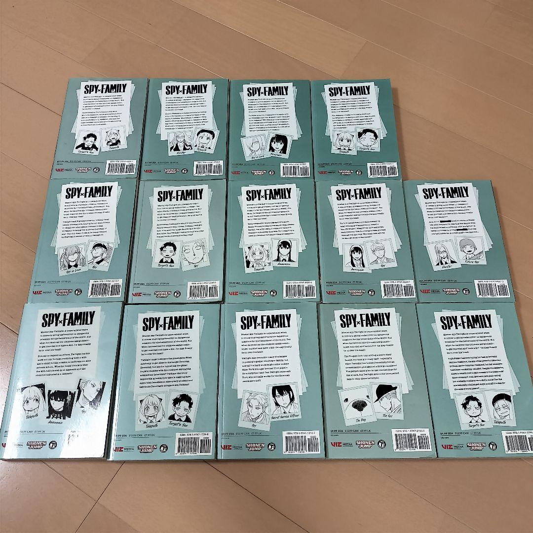 英語版　SPY×FAMILY　1-14　14冊セット