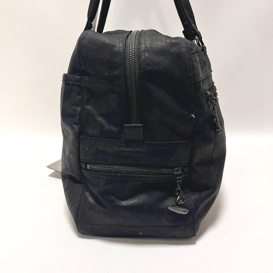 希少 極美品 PORTER ALOHA ボストン 黒　ミニポーチ付き