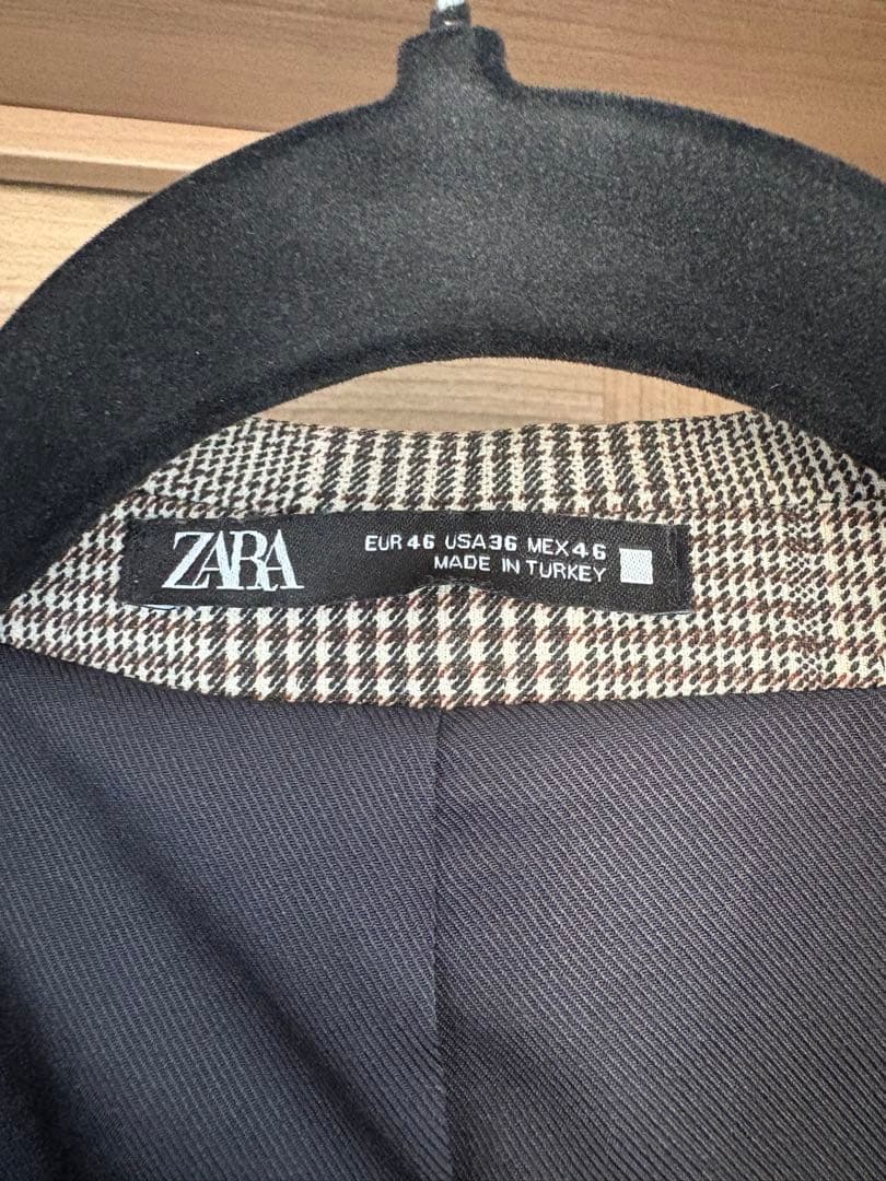 ZARA チェック柄 メンズ スーツセット