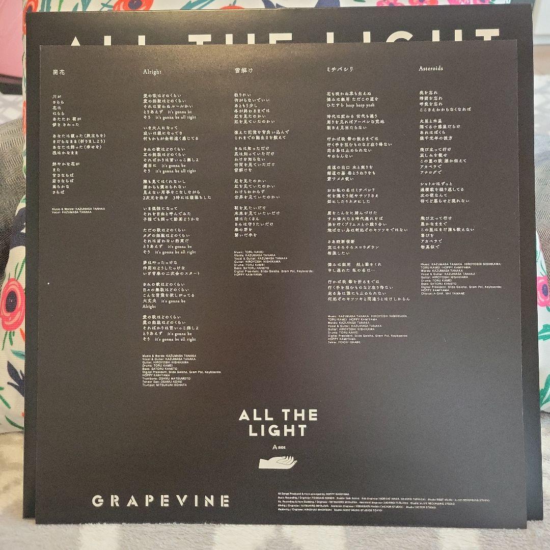 GRAPEVINE グレイプバイン ALL THE LIGHT アナログ