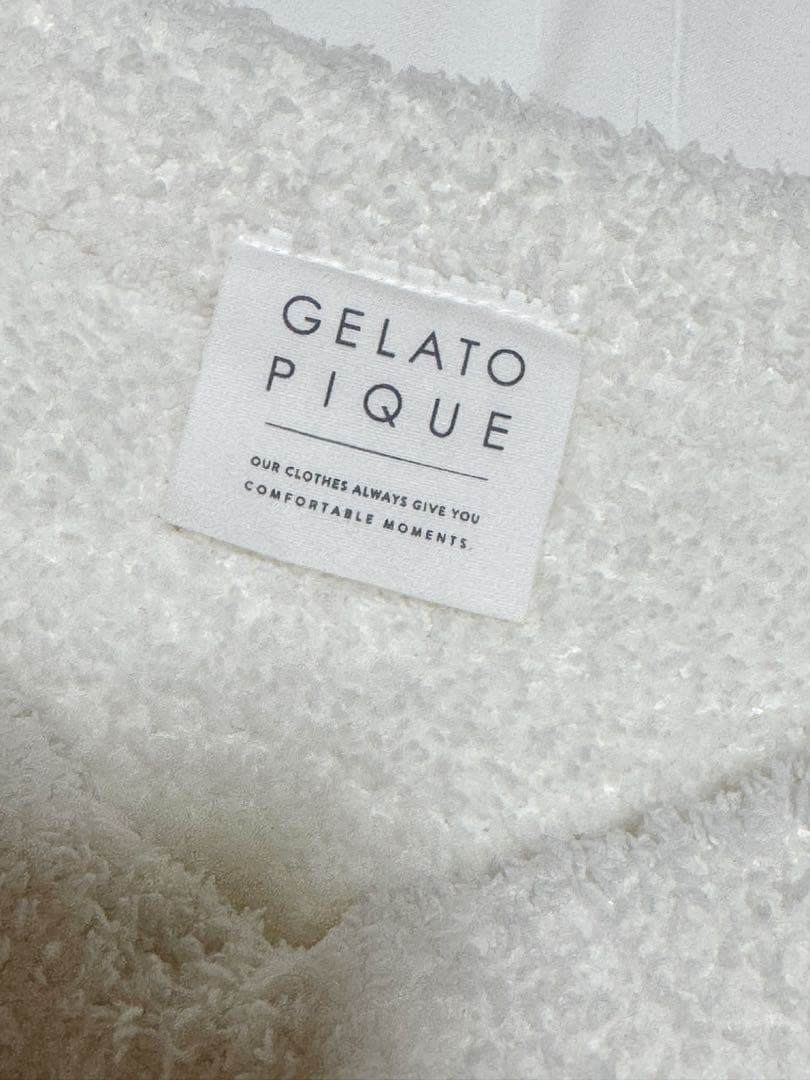 GELATO PIQUE トイプードルパジャマ上パウダー柄 DOG プルオーバー