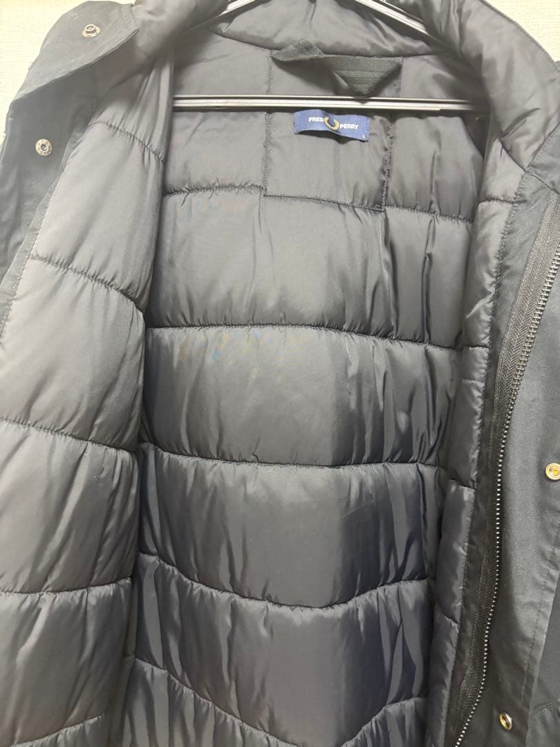 【FRED PERRY】ブラック モッズ　コート
