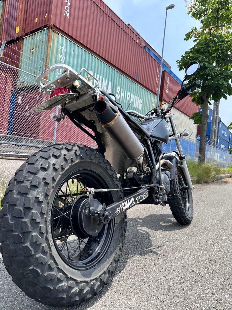 汎用　スリップオンマフラー TTR230 TW200 バイク マフラー