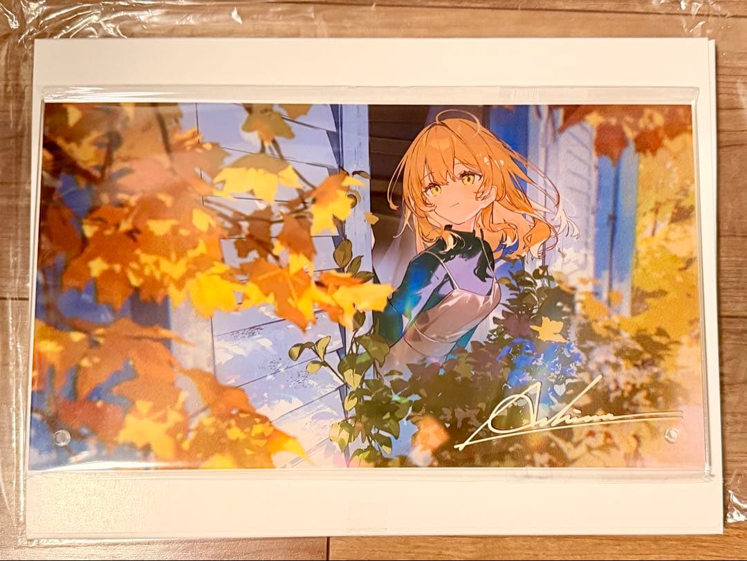 アシマ A4特寸アクリルボードA　flourish 箔押しサイン入り