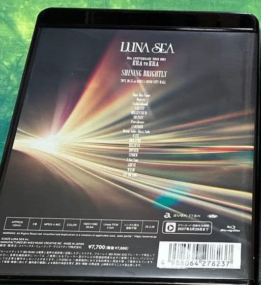 新品未開封 LUNA SEA/35th SHINING BRIGHTLY BD