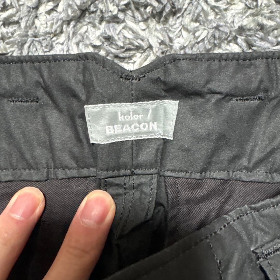 kolor beacon パッカリングパンツ