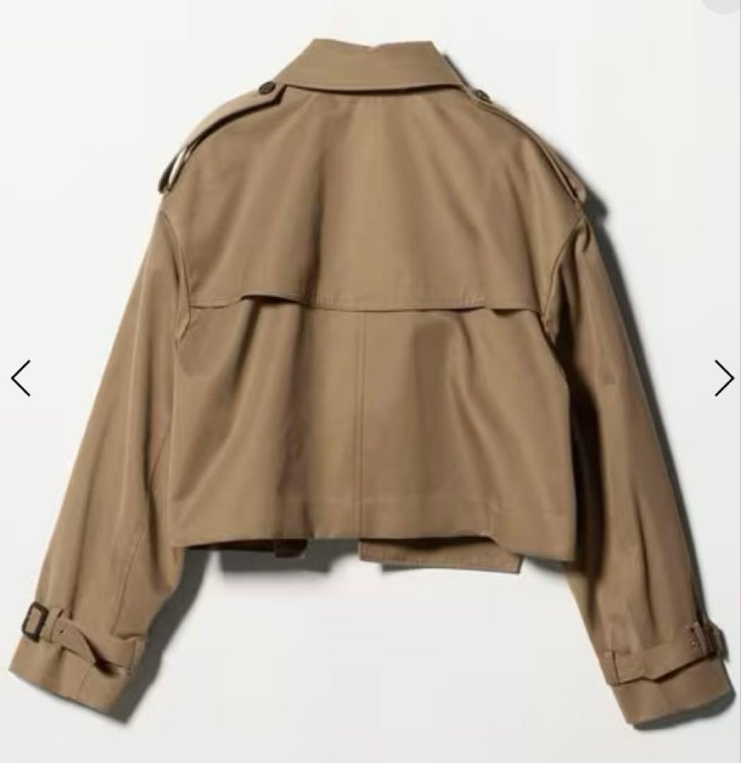 n*o様 タグ付き新品 完売品HYKE CROPPED TRENCH COAT
