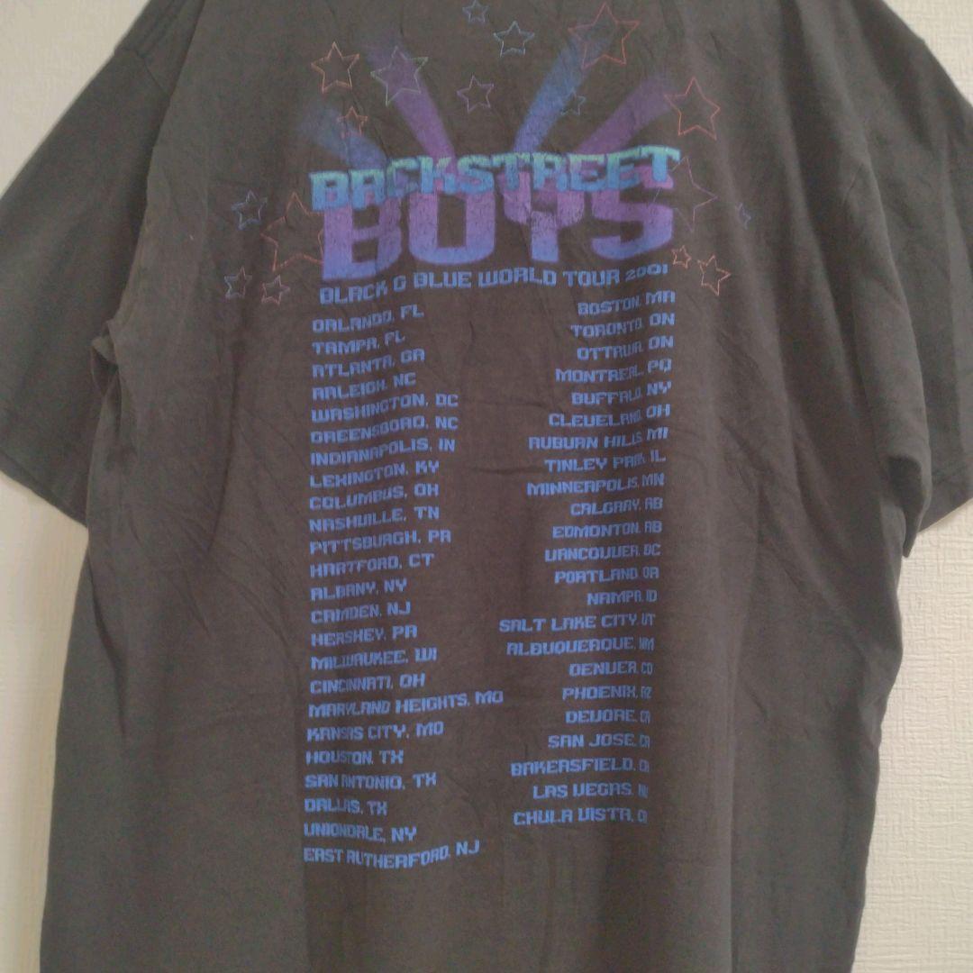 【USA製】Giant　01年ツアーBackstreetboys　バンドTシャツ