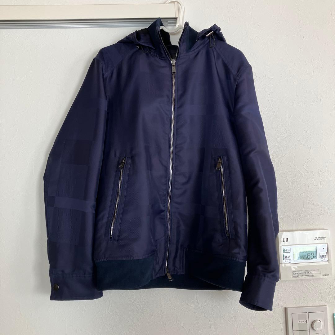 BLACK LABEL CRESTBRIDGE ネイビー フード付きブルゾン　L
