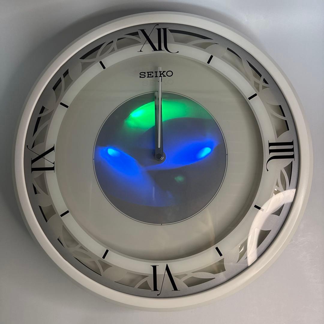 SEIKO RE569W ヒーリングクロック 光る時計 メロディ時計 動作確認済