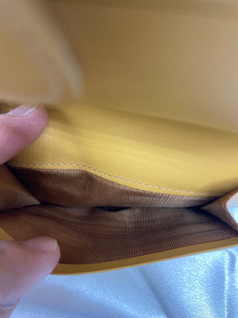 極美品　オールドセリーヌ　がま口　二つ折り財布　マカダム　ゴールド金具