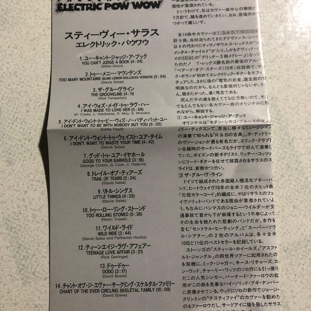 CD　Stevie Salas　Electric Pow Wow　サラス
