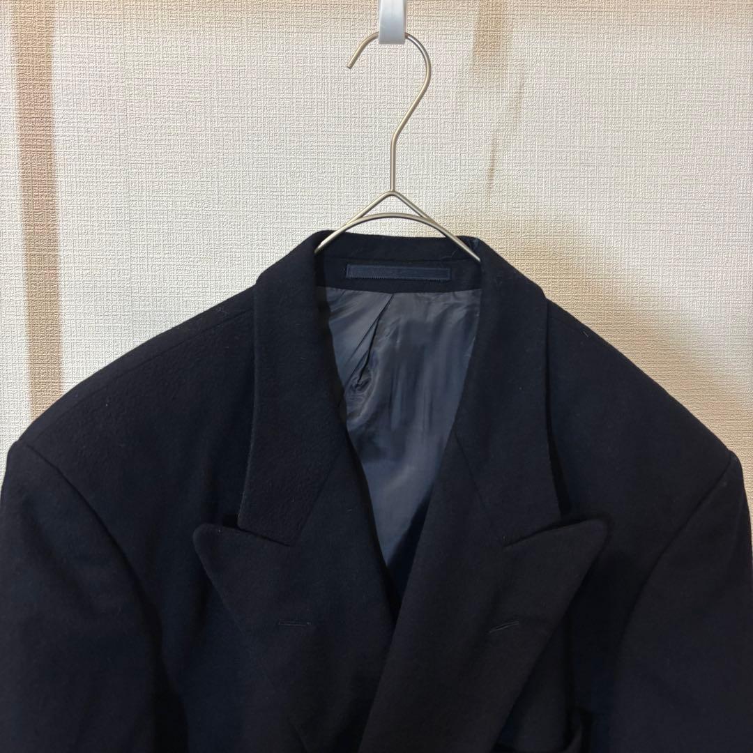 HUGO BOSS カシミヤ混 紺ブレ 金ボタン ダブル ヒューゴボス ネイビー