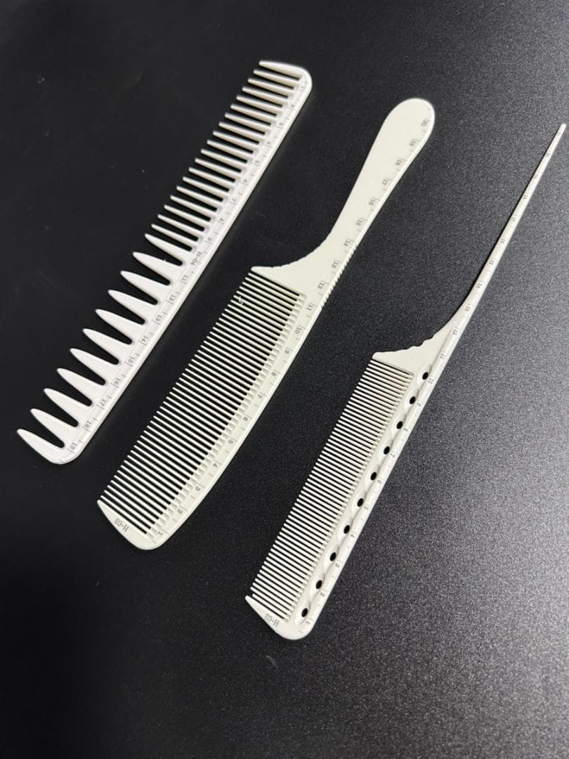 3セットコーム付き　BARBER　シザーケース　シザースタンド