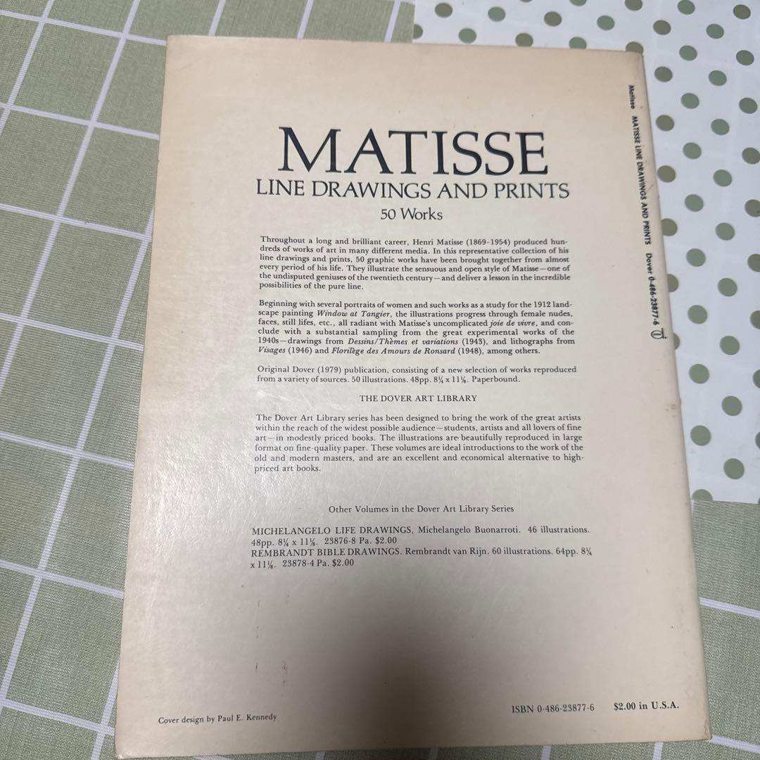アート・デザイン・音楽 Matisse Line Drawings and Prints