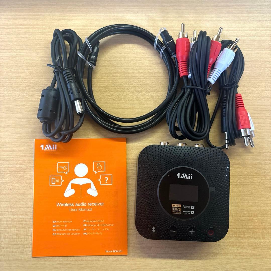 【新品未使用】1Mii Bluetooth レシーバー ブルートゥース 受信機