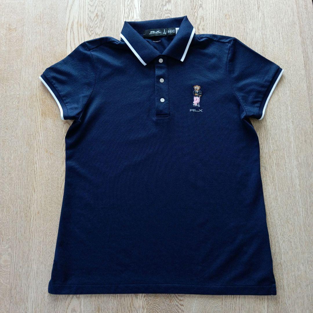 【未使用品】POLO GOLF ポロベア 半袖ポロシャツ ネイビー S