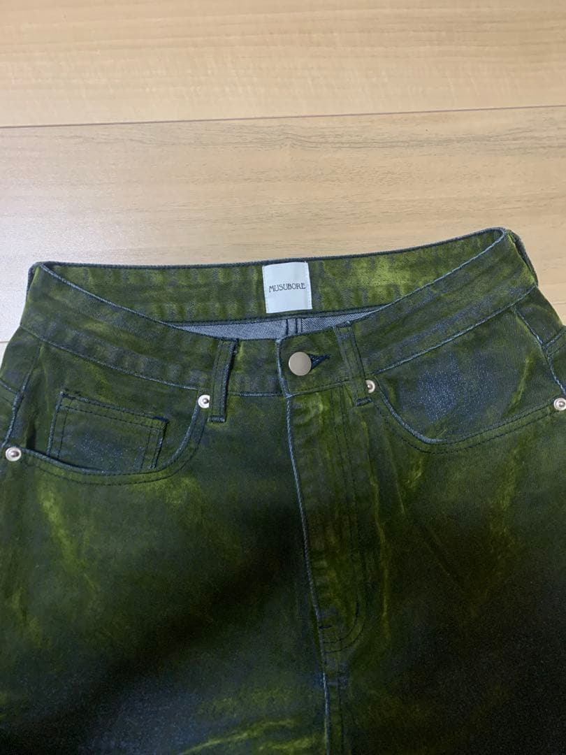 flocky wide denim PT / フロッキー デニムパンツ