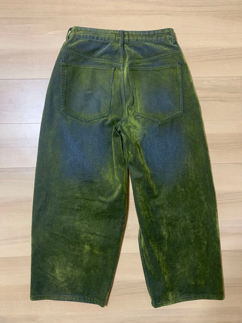 flocky wide denim PT / フロッキー デニムパンツ
