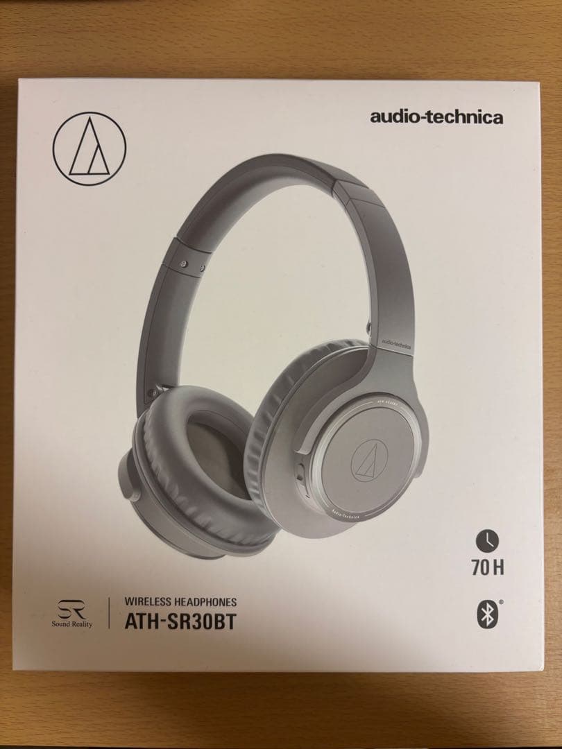 オーディオテクニカ Bluetoothヘッドホン ワイヤレス グレー