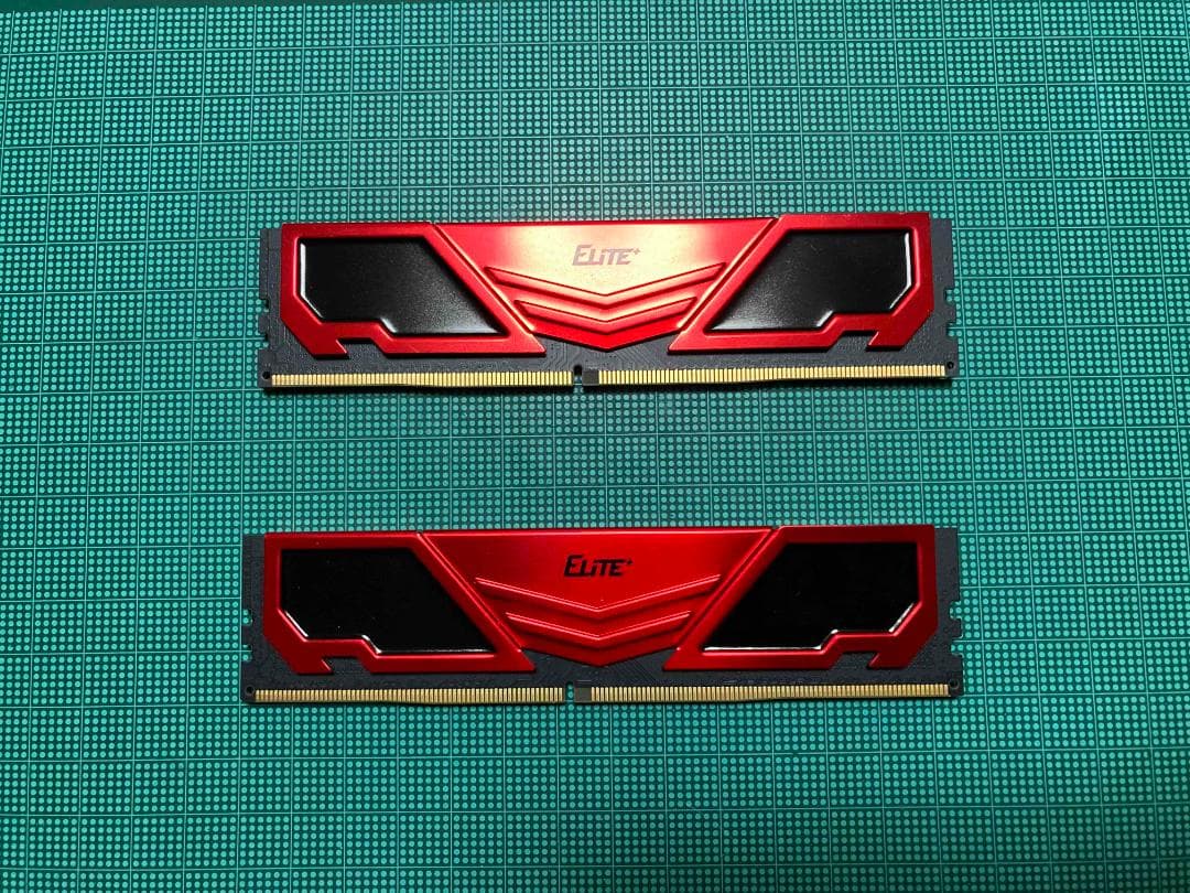 【ジャンク品】TEAM デスクトップ用メモリ DDR4-3200 16GB×2枚