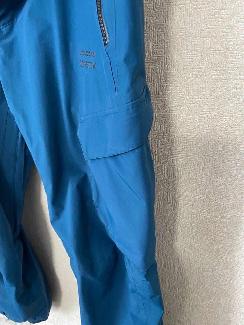 VOLCOM GORE-TEX スノーボードパンツ ブルーＬサイズ