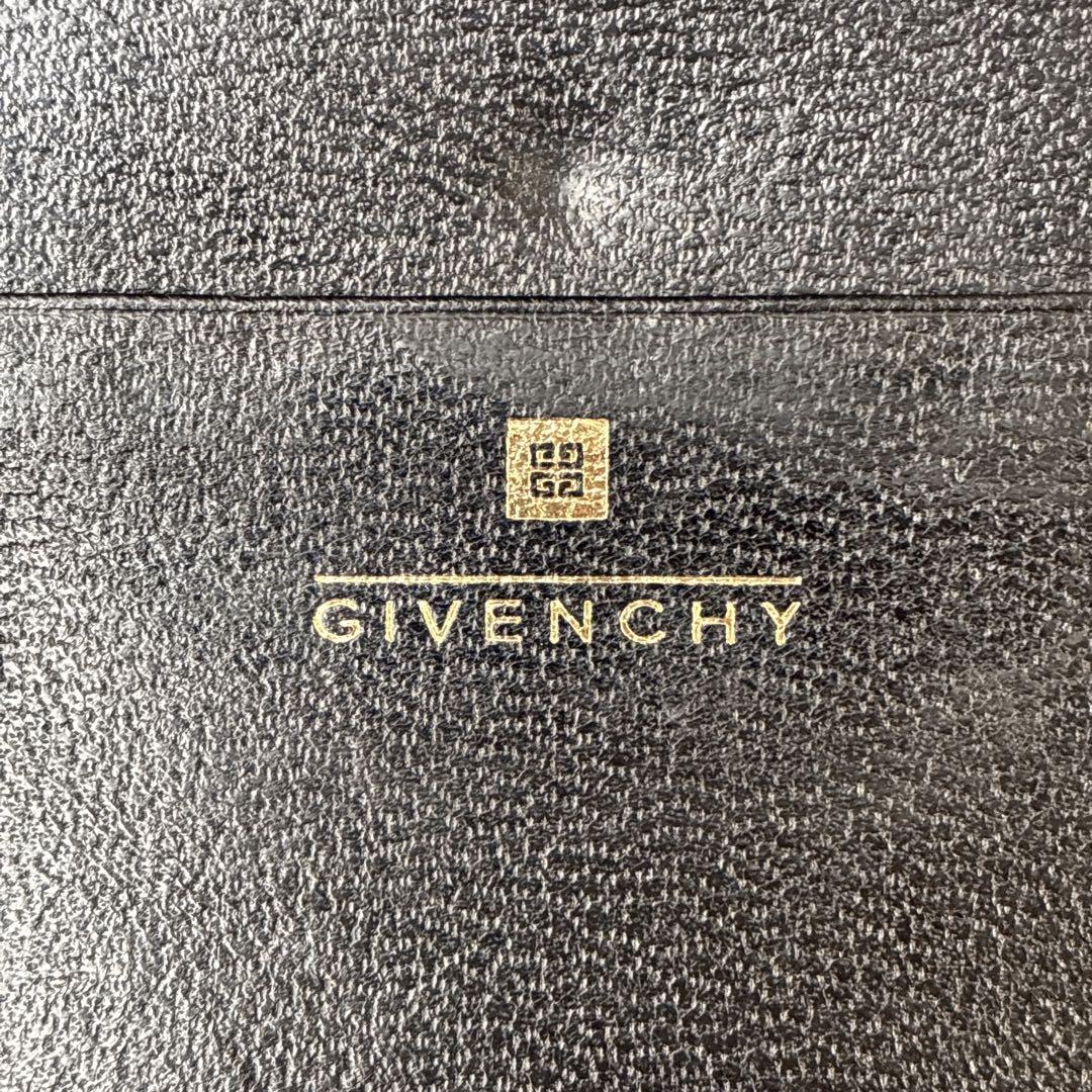ジバンシー GIVENCHY 二つ折り財布 がま口 コンパクト財布 ブラック 黒