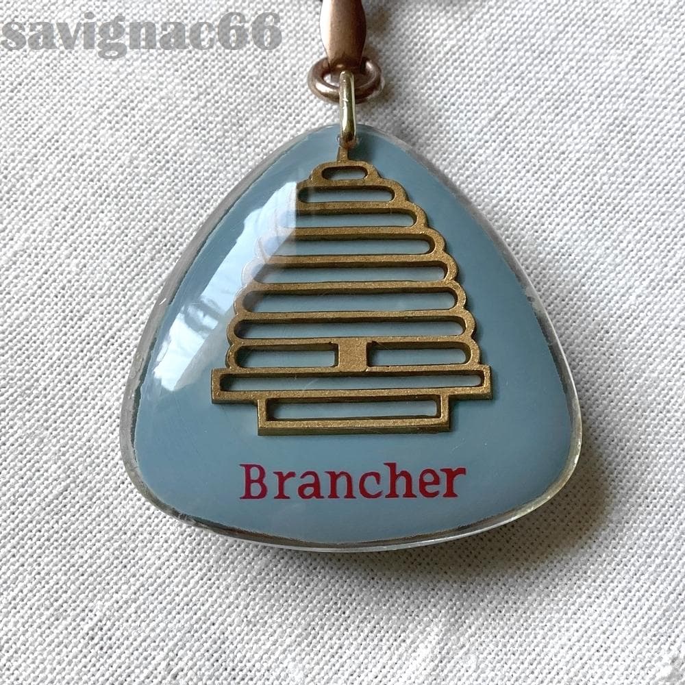 60s フレンチキーホルダー ブルボン Brancher インク レトロモダン