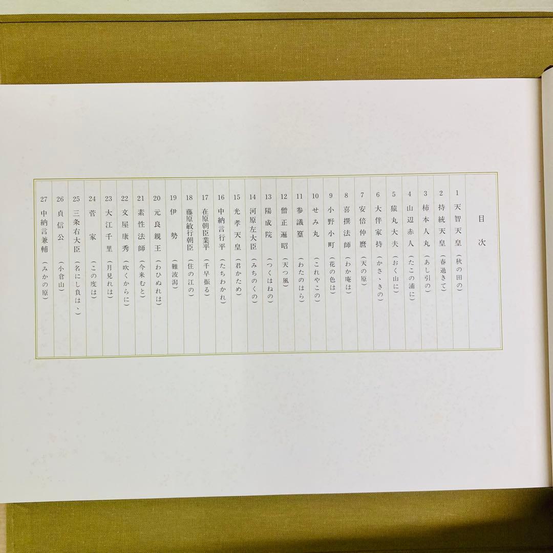 《定価4万5千円》 聖空百人一首 安東聖空 講談社 昭和52年 外箱・付属品付