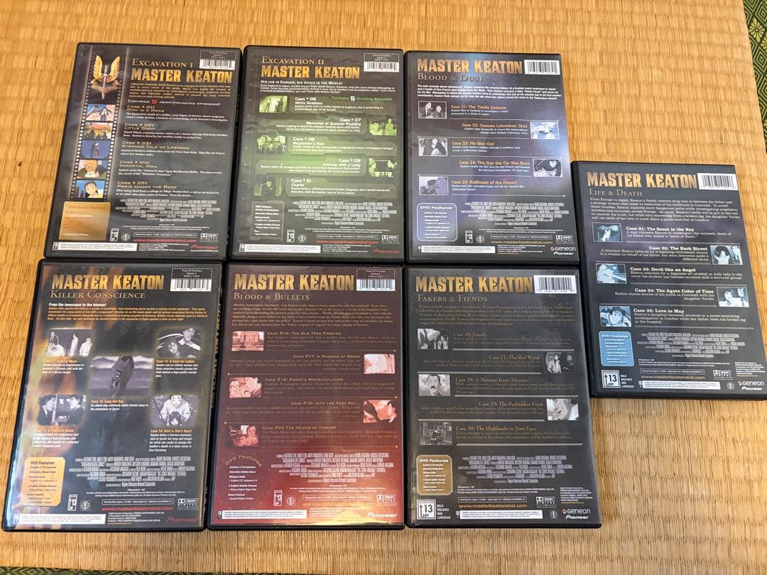 【レア】英語版マスターキートンMASTER KEATON DVD 7枚セット