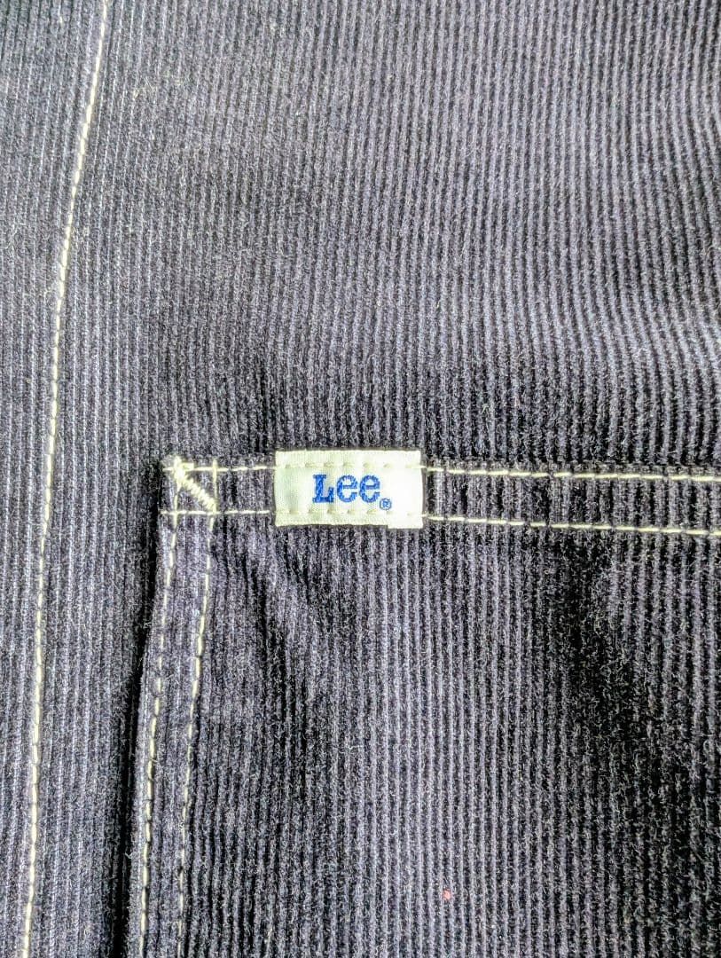 LEE × DUFFER　ネイビー コーデュロイ カバーオール
