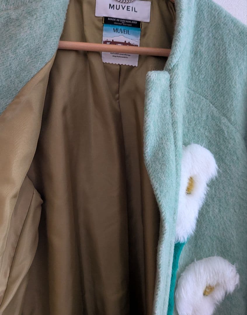 【極美品】muveil ファー　コート