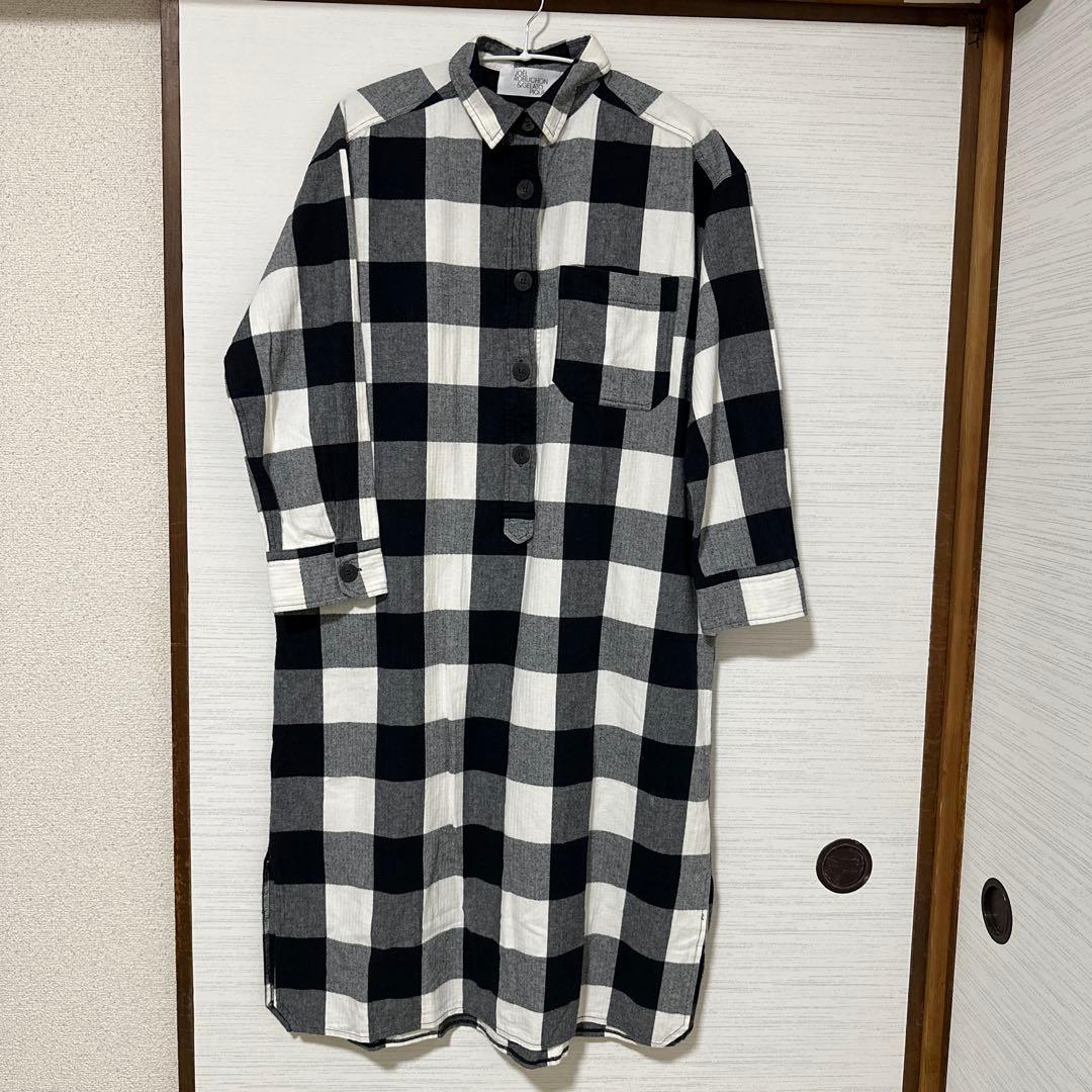 【美品】ジェラートピケ ジョエルロブション チェック ワンピース